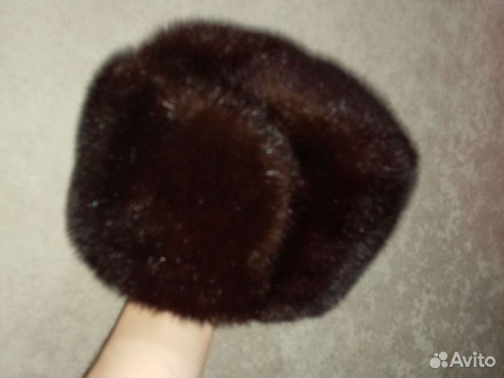 Норковая шапка мужская