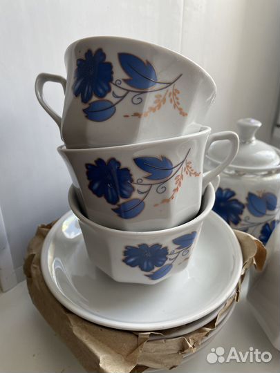 Чайный сервиз (сумской фарфор)