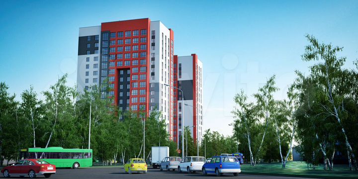 3-к. квартира, 72 м², 14/17 эт.