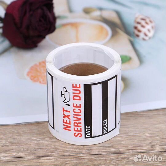 Наклейки сервисного замены масла