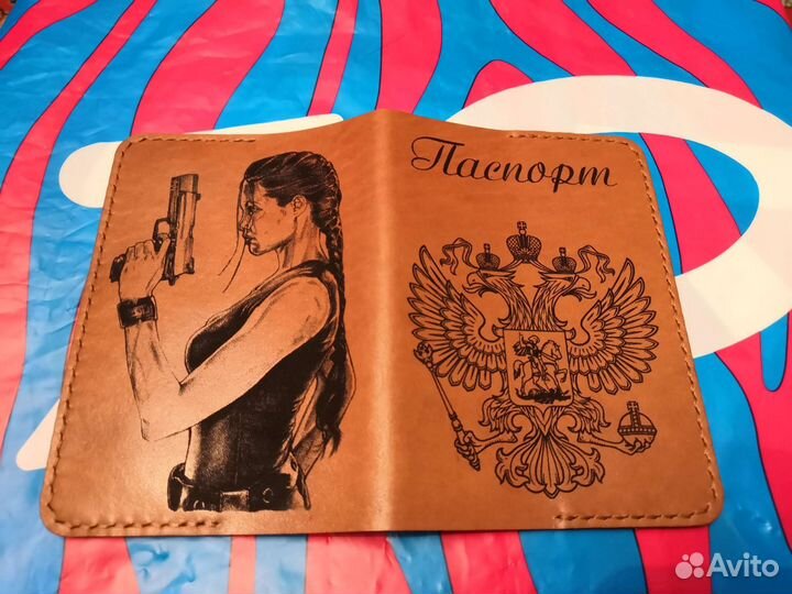 Обложка для паспорта из натуральной кожи