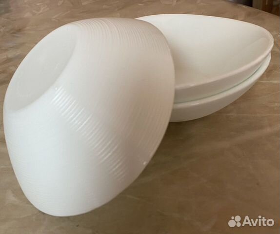 Набор из 3 тарелок с ассиметричными краями