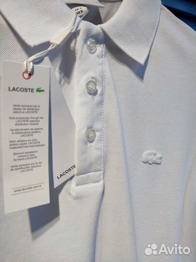 Polo Lacoste мужское новое