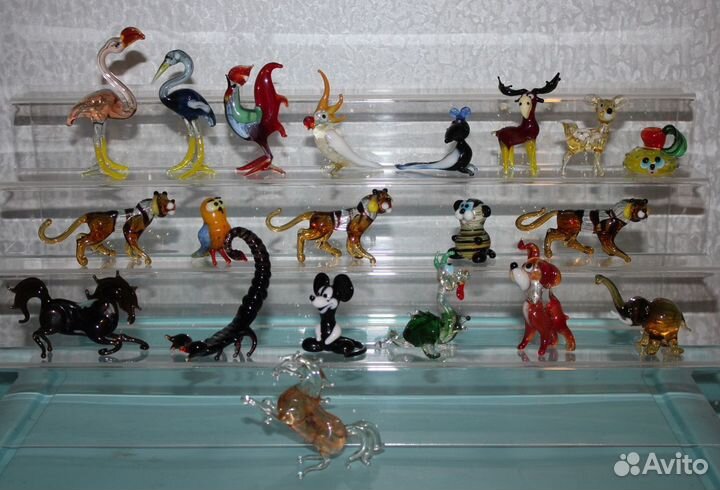 Новые стеклянные фигурки