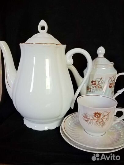 Кофейники фарфор