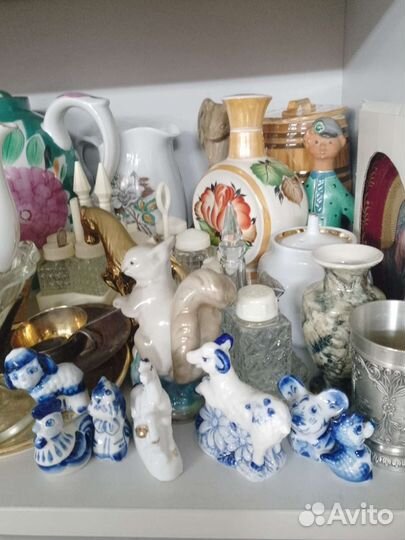Посуда статуэтки разные СССР