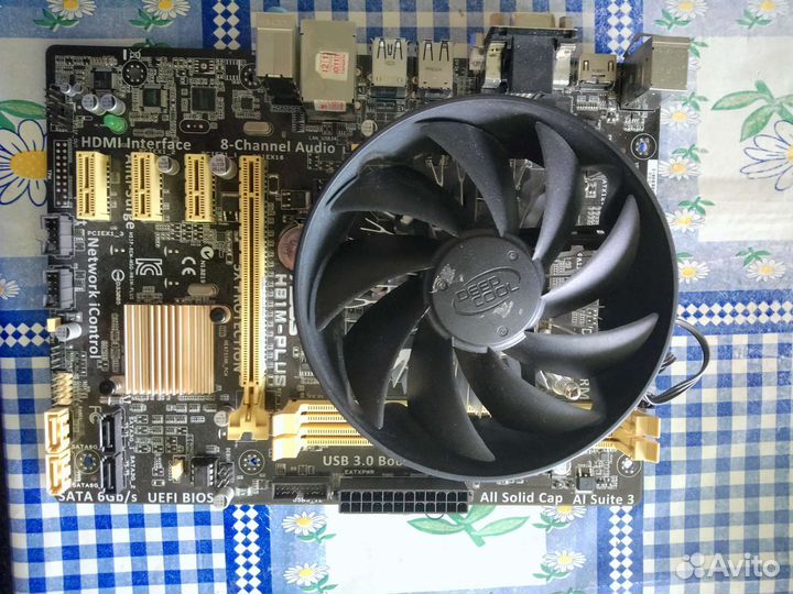 Комплект на материнской плате asus h81-plus