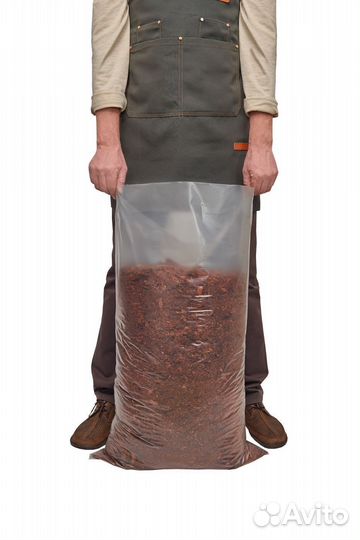 Гумус из коры ангарской лиственницы, мульча 0-1 см