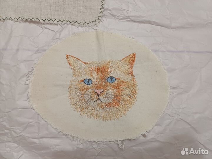 Работы вышитые гладью