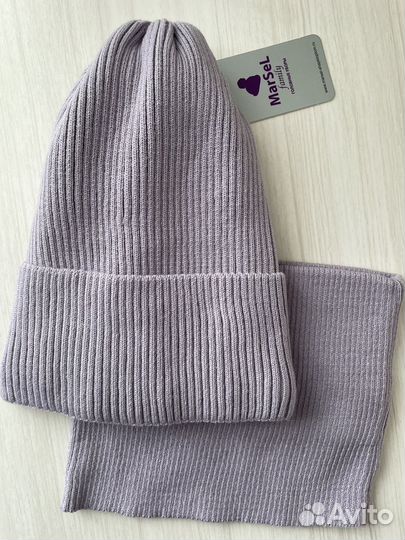 Комплект шапочка и снуд