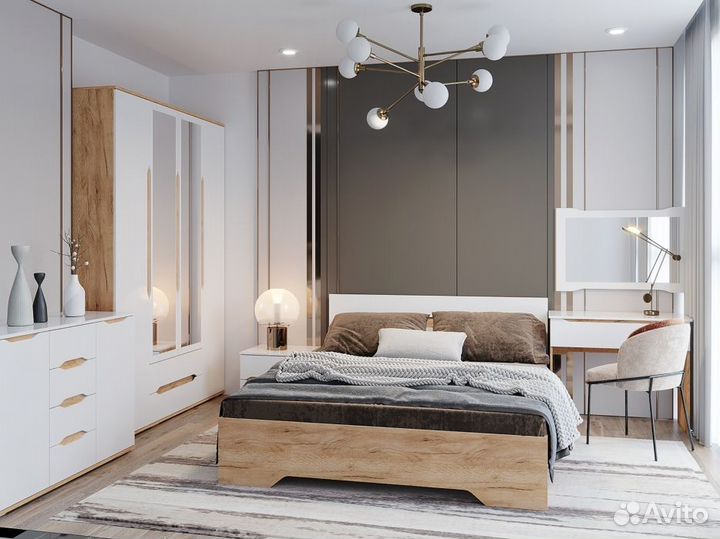 Новая кровать 1600 мм с ортопедическим основанием