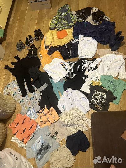 Вещи пакетом на мальчика 98 104