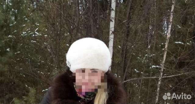 Норковый мягкий берет