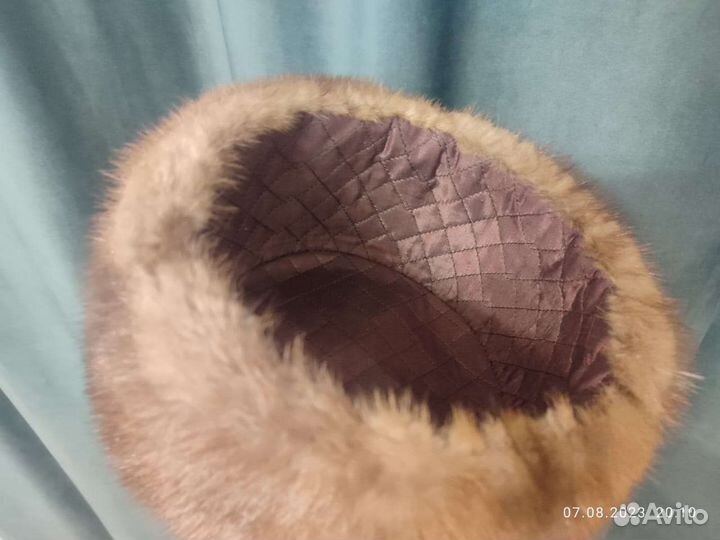 Шапка норковая женская