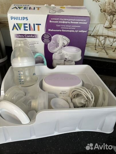 Молокоотсос avent электрический