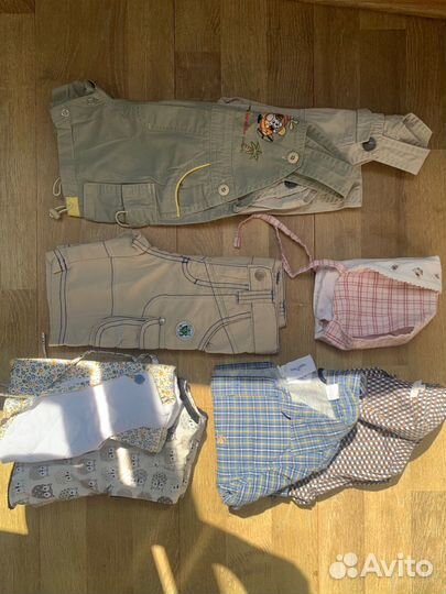 Летние вещи детские от рождения до полугода