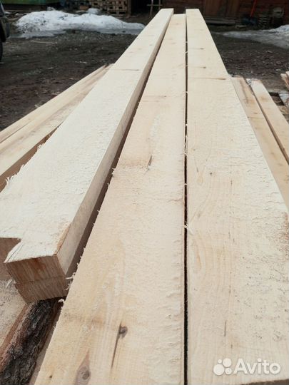 Берёзовая доска брус обрезная необрезная