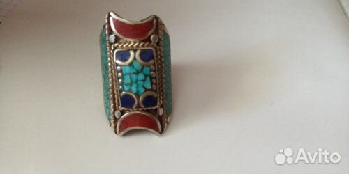 Кольцо с натуральным камнем