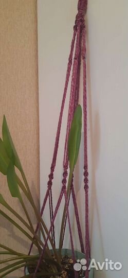 Макраме.Подвес для кашпо.Ручная работа