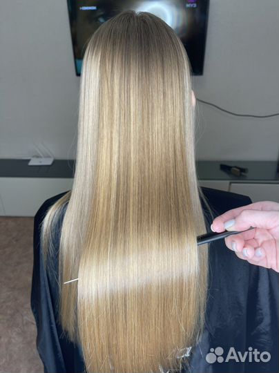 Кератиновое Выпрямление волос