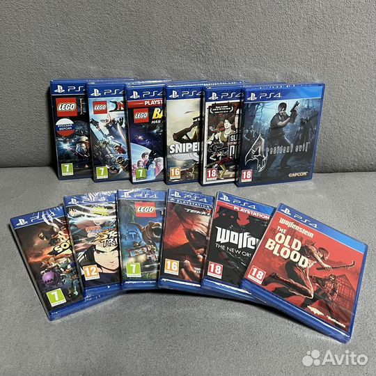 Игры для PS4 (Запечатанные, Новые)