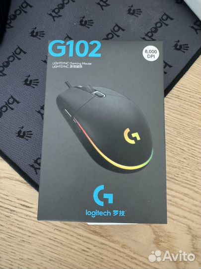 Игровая мышь logitech g102 новая