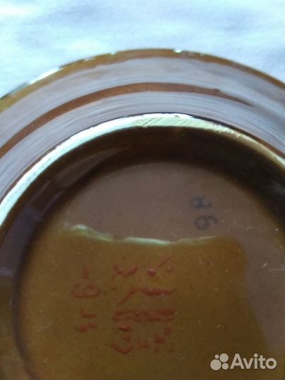 Керамическая тарелка, блюдца СССР