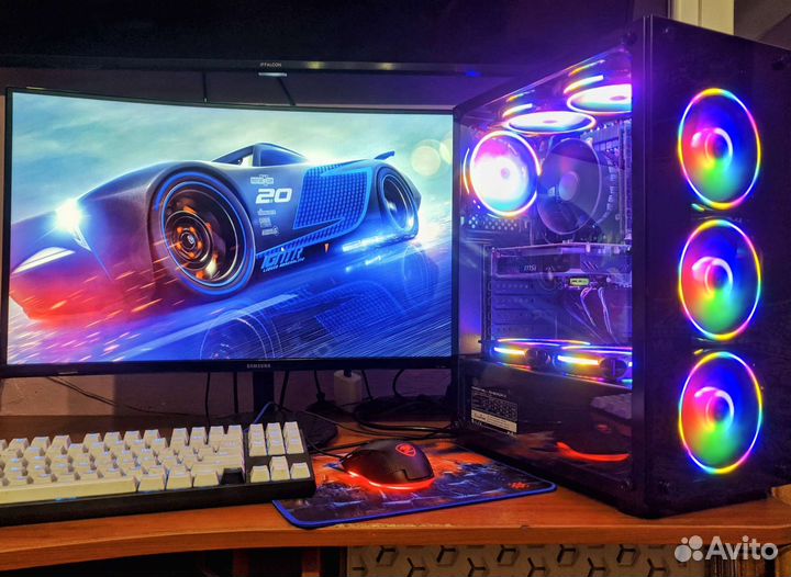 Игровой пк i7/32gb/20 ядер/Видео 8gb