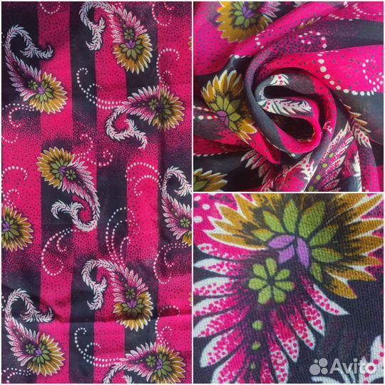 Обновлено - отрезы натурального шелка 2.2-6 м от