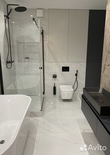 Плиточные работы, ванна под ключ