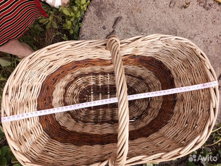 Корзина плетеная для грибов