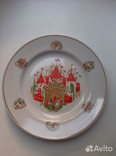 Тарелка ссср.Завод Кф