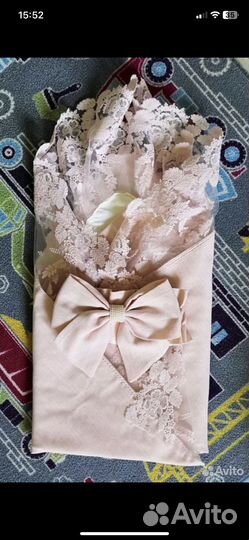 Конверт на выписку для девочки