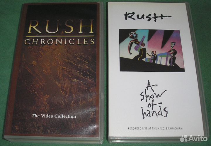 Rush, Dream Theater, Fates Warning на VHS