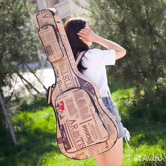 Чехол для гитары утеплённый противоударный QMI 01