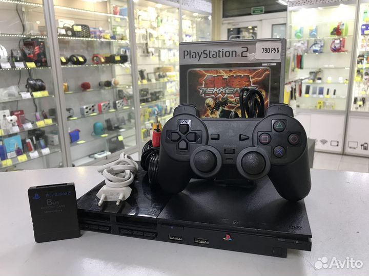 Игровая приставка Sony PlayStation 2 + Tekken 5