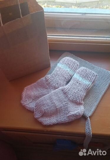 Носочки шерстяные. Вяжу на заказ