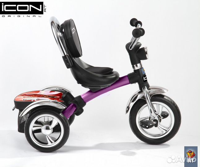 3-х кол. велосипед icon 4 кол fuksia angel