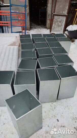 Вазон из нержавейки