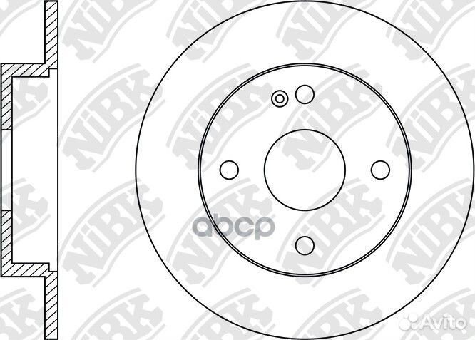 Диск тормозной зад 4,58 RN11003 NiBK
