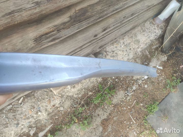 Накладка, губа на бампер Honda Fit