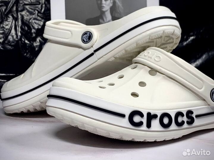 Crocs сабо 38-39 размер белые