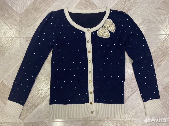 Кофта синяя