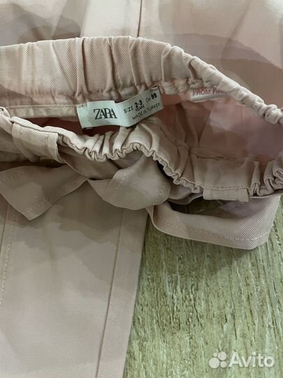 Брюки zara для девочки 98