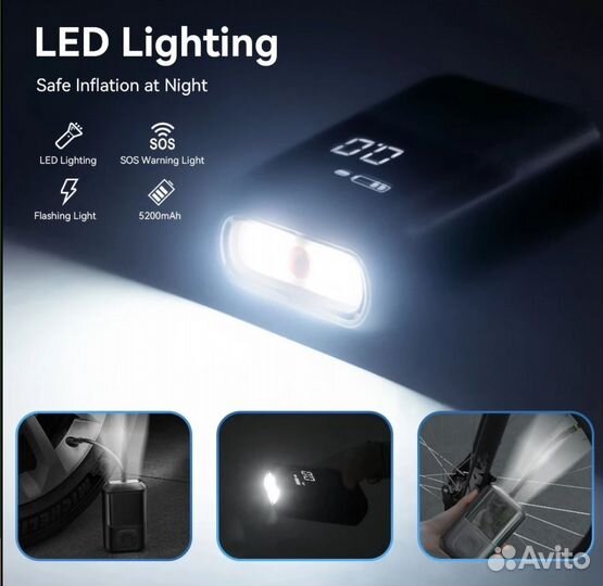 Беспроводной компрессор для шин