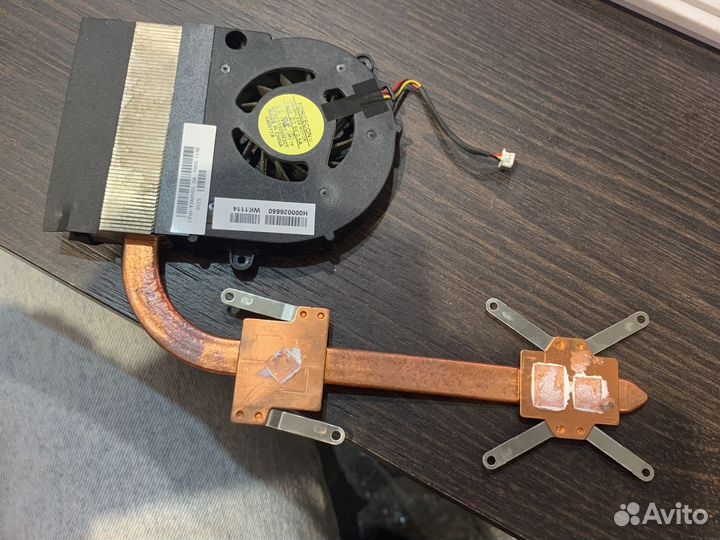 Система охлаждения Toshiba c670 кулер+ радиатор