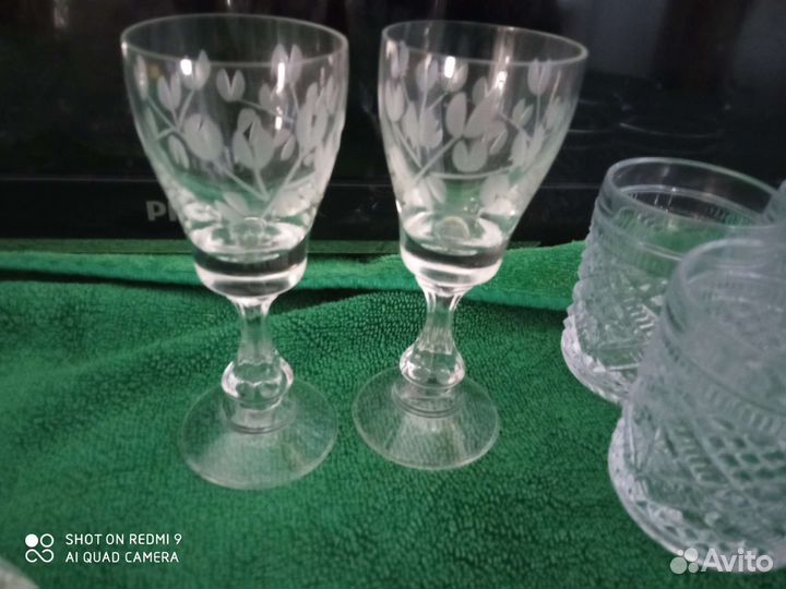 Старинная посуда стекло