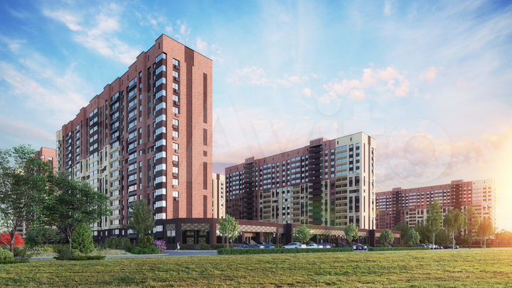 3-к. квартира, 69 м², 12/16 эт.