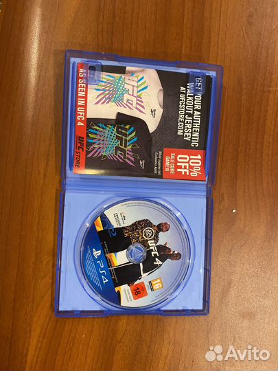 Ufc4 на playstation4(диск)
