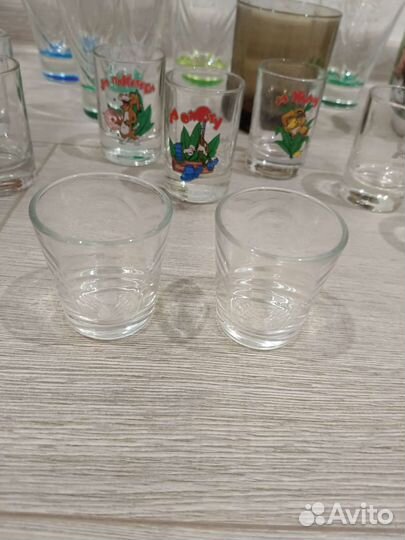 Рюмки, кружка, стаканы